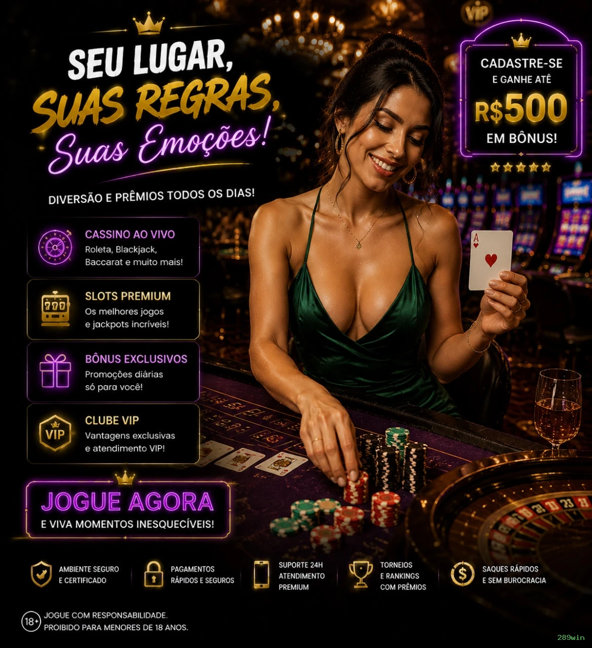 Plataforma 289win - cassino e apostas